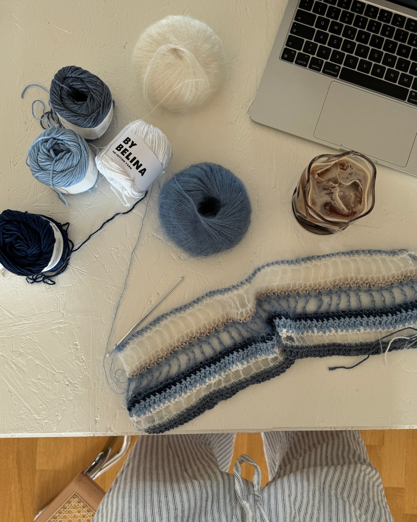 04 SILKY MOHAIR 'OCEAN BLUE'