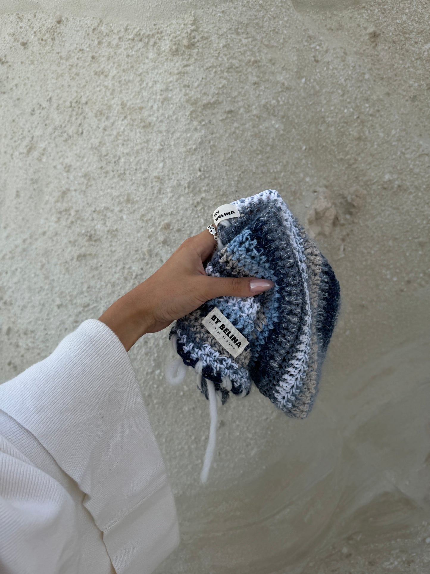 (PRINT ONLY) CROCHET SET 01 'BALACLAVA + HAND WARMERS'