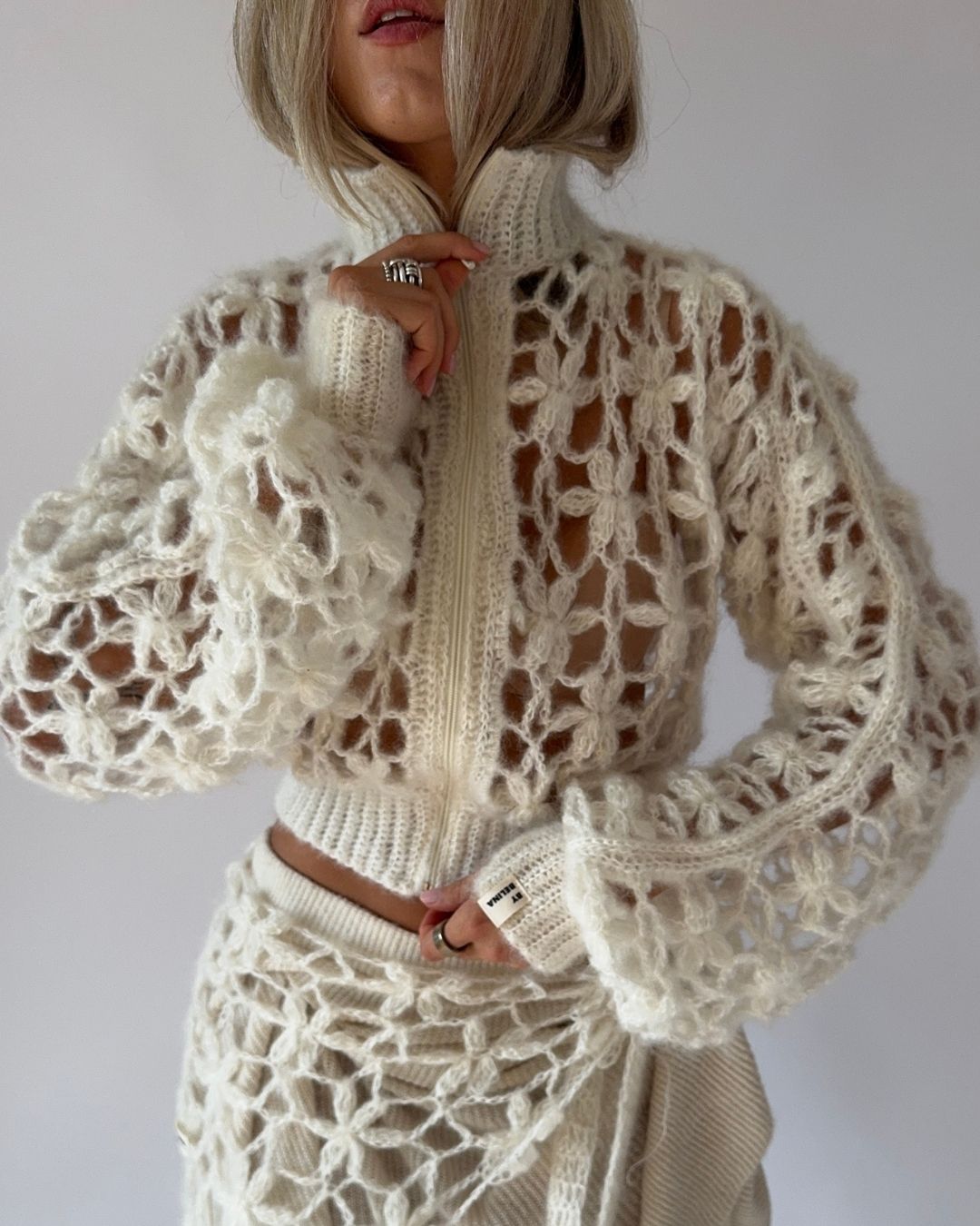 PDF PATTERN - Flower Zip Jacket