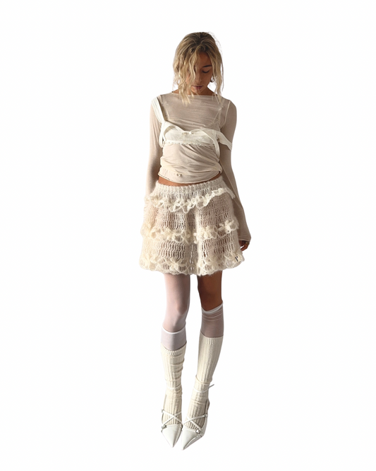 CROCHET SET 01 'THE FLOWER SKIRT'