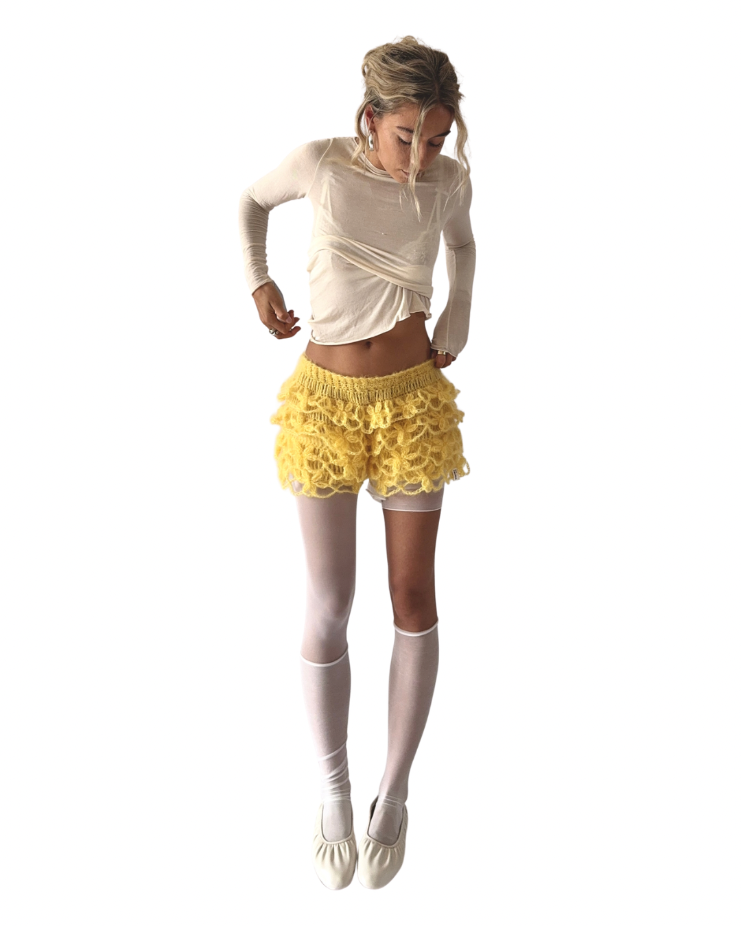 CROCHET SET 07 'THE FLOWER SHORTS'