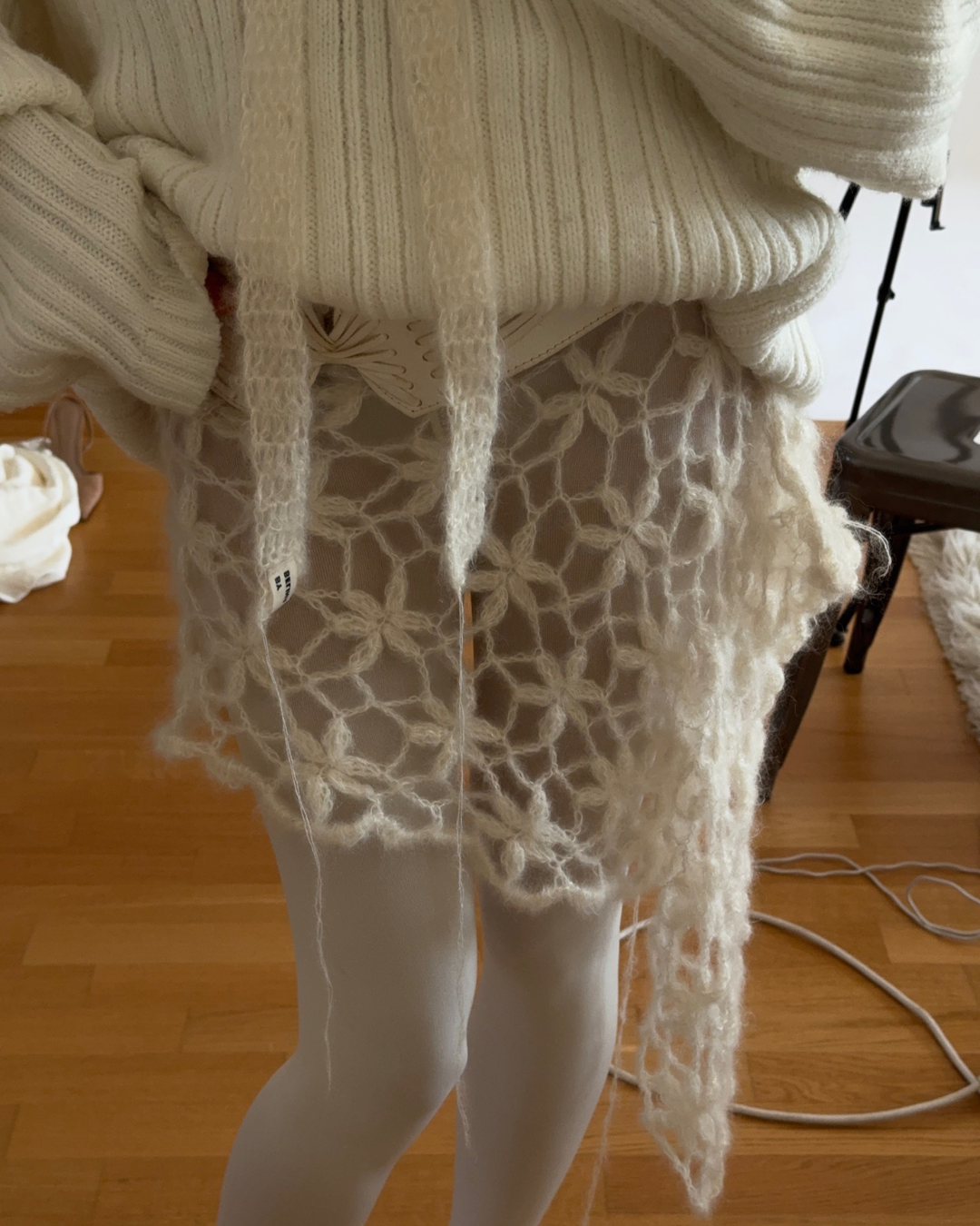 CROCHET SET 04 'THE FLOWER WRAP SKIRT'
