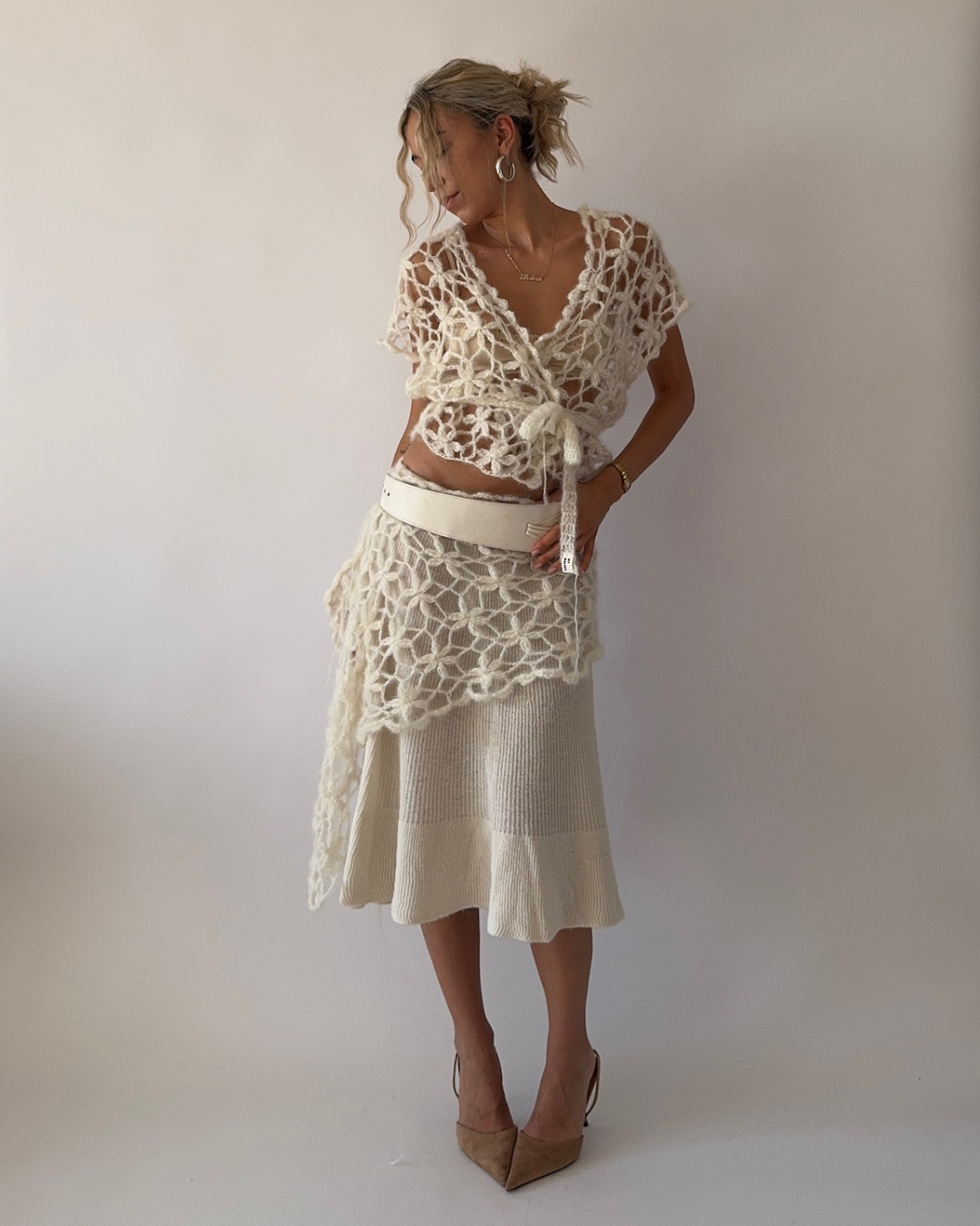 CROCHET SET 04 'THE FLOWER WRAP SKIRT'