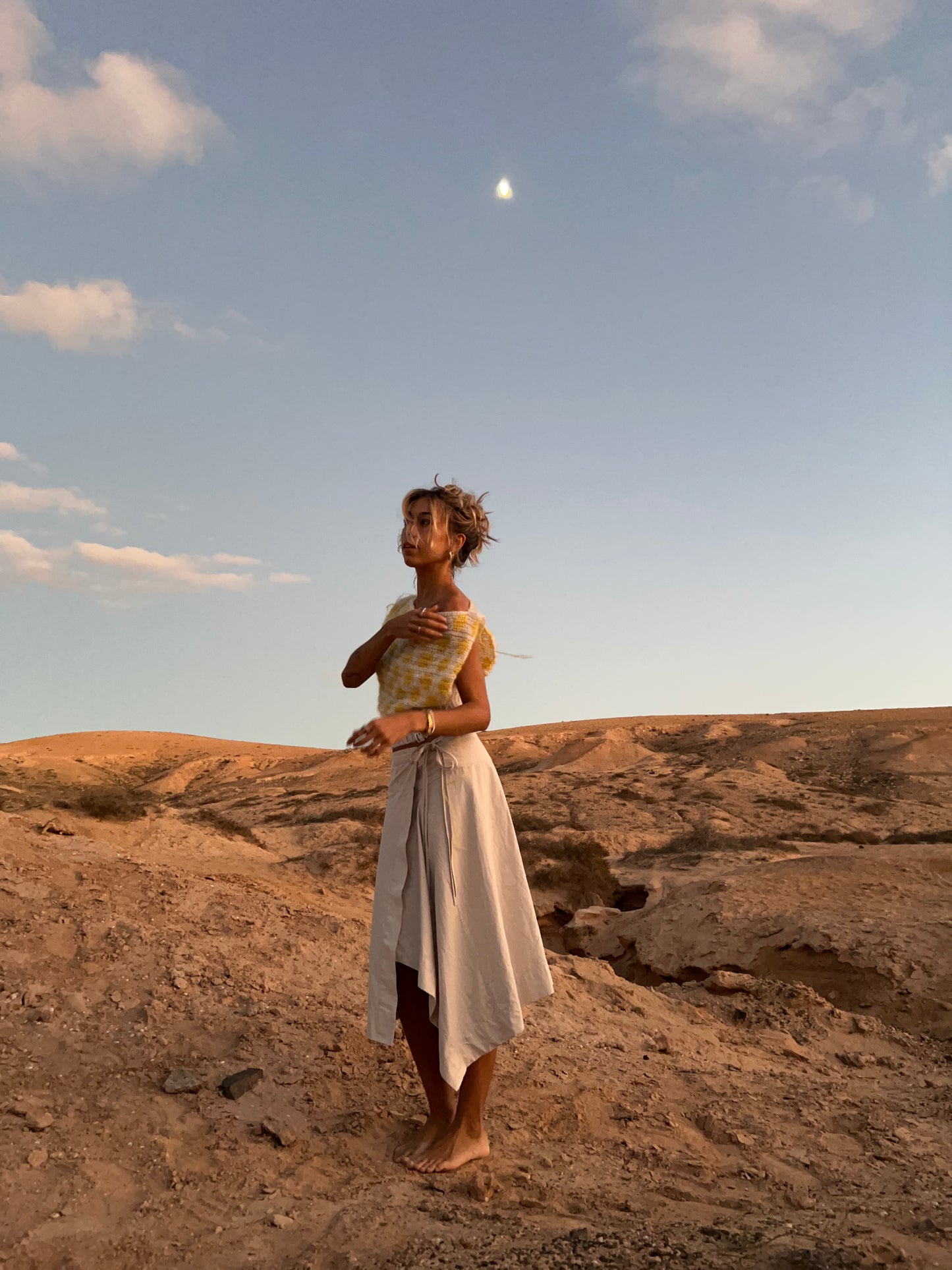 CROCHET SET 03 'DOTTED MOHAIR TOP'