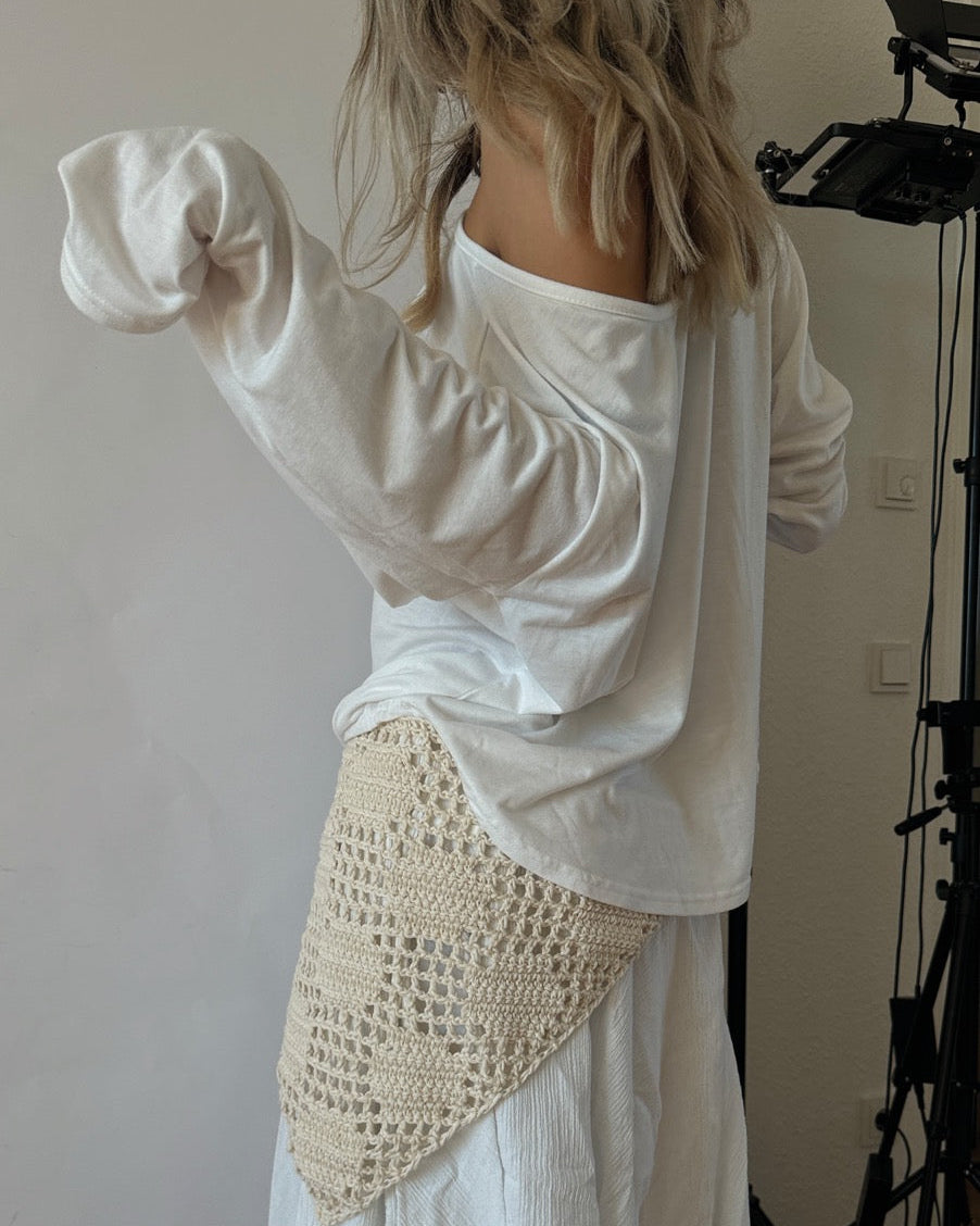 PDF PATTERN - Dotted Triangle Scarf