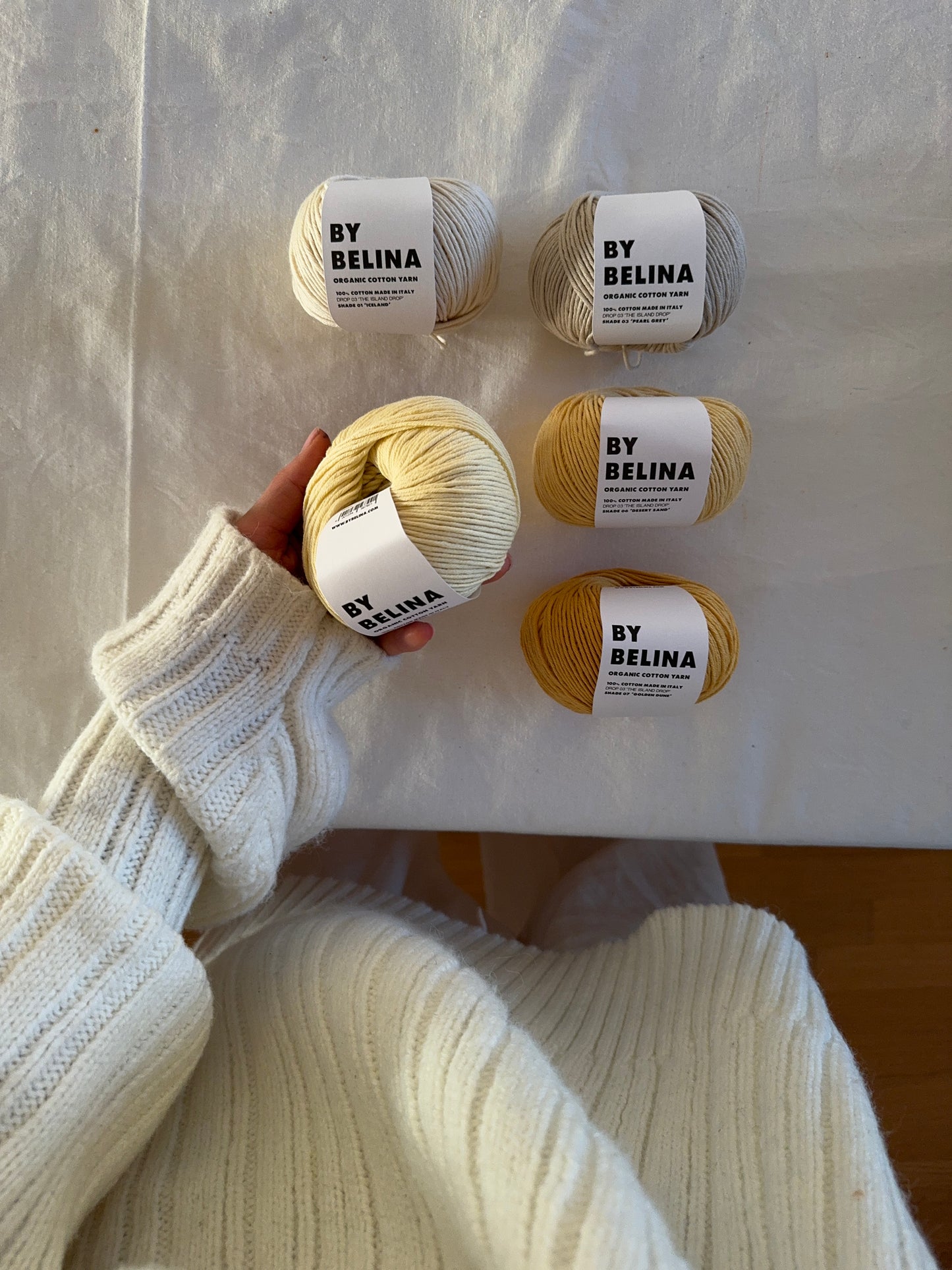 03 COTTON YARN 'PEARL GREY'