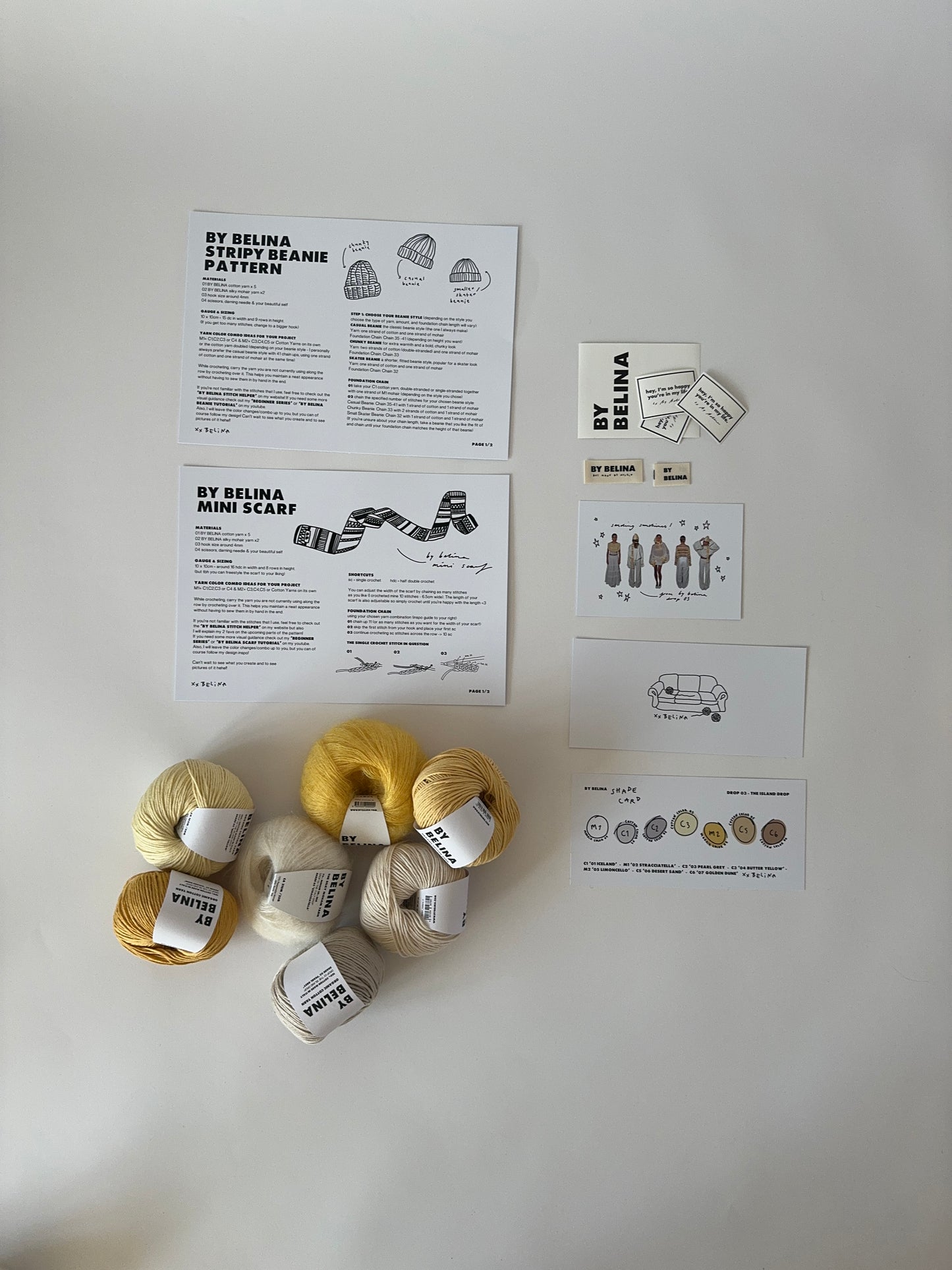 CROCHET SET 06 'BEANIE & SCARF'