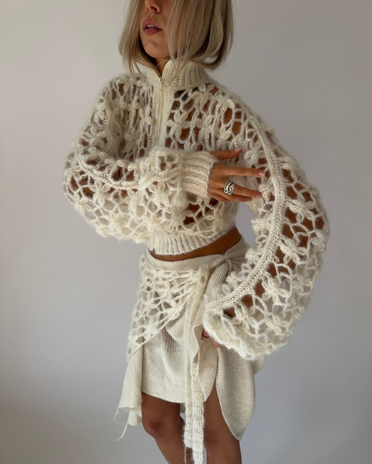 PDF PATTERN - Flower Zip Jacket