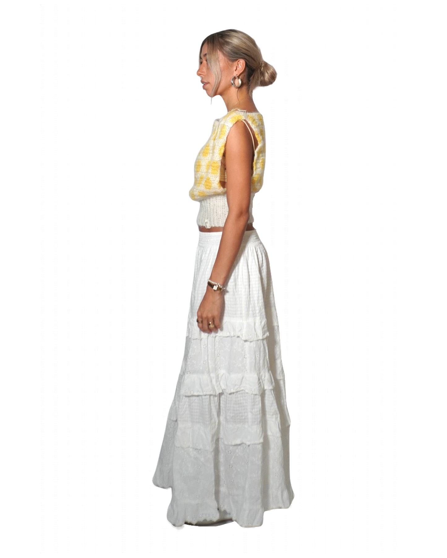 CROCHET SET 03 'DOTTED MOHAIR TOP'