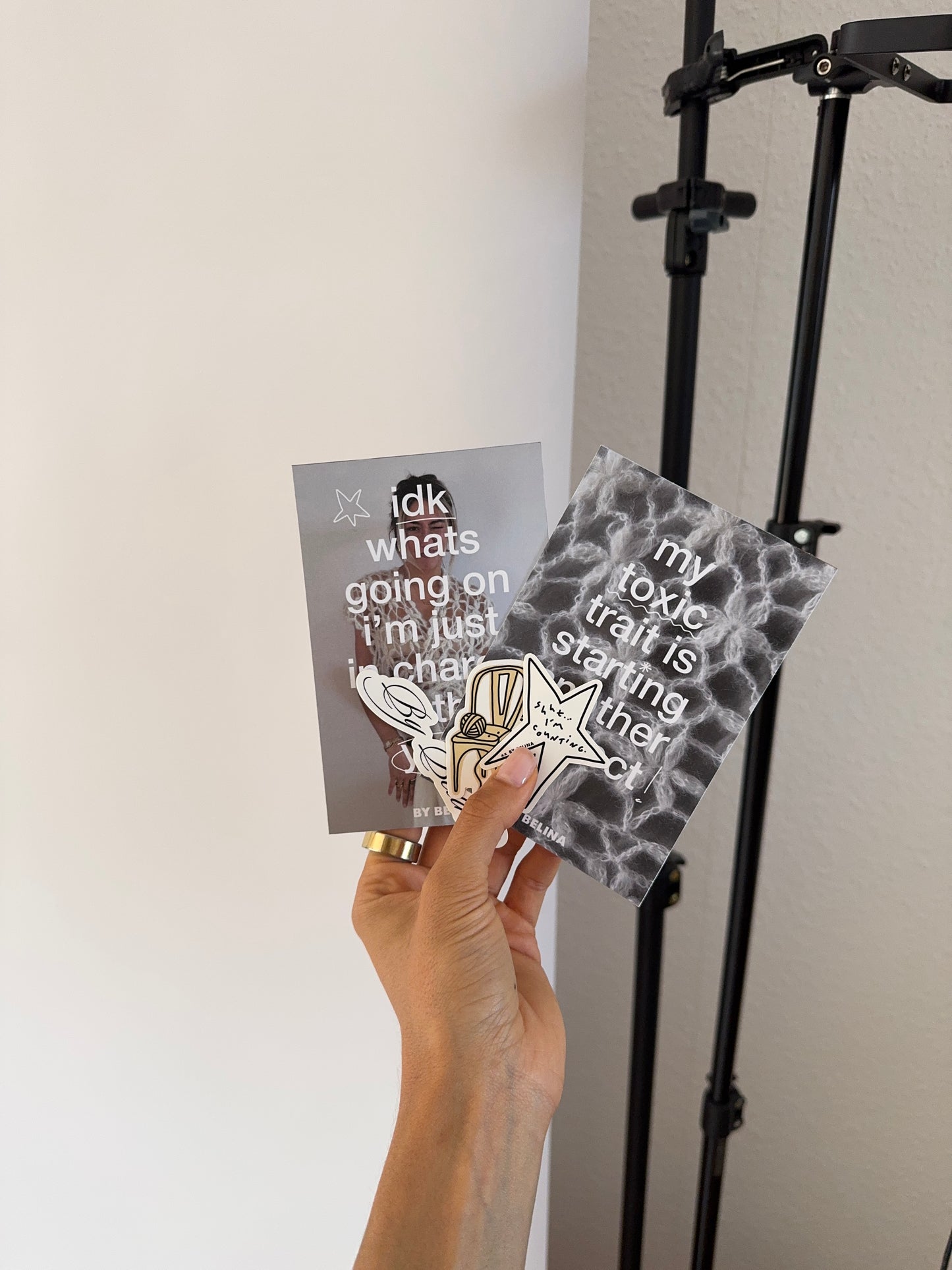 Print Set Flower Postcards + Stickers