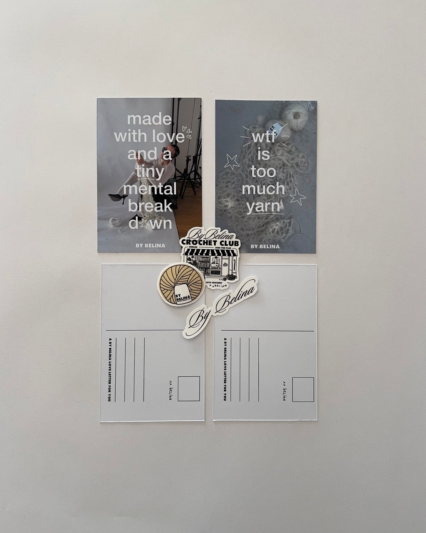 Print Set Flower Postcards + Stickers