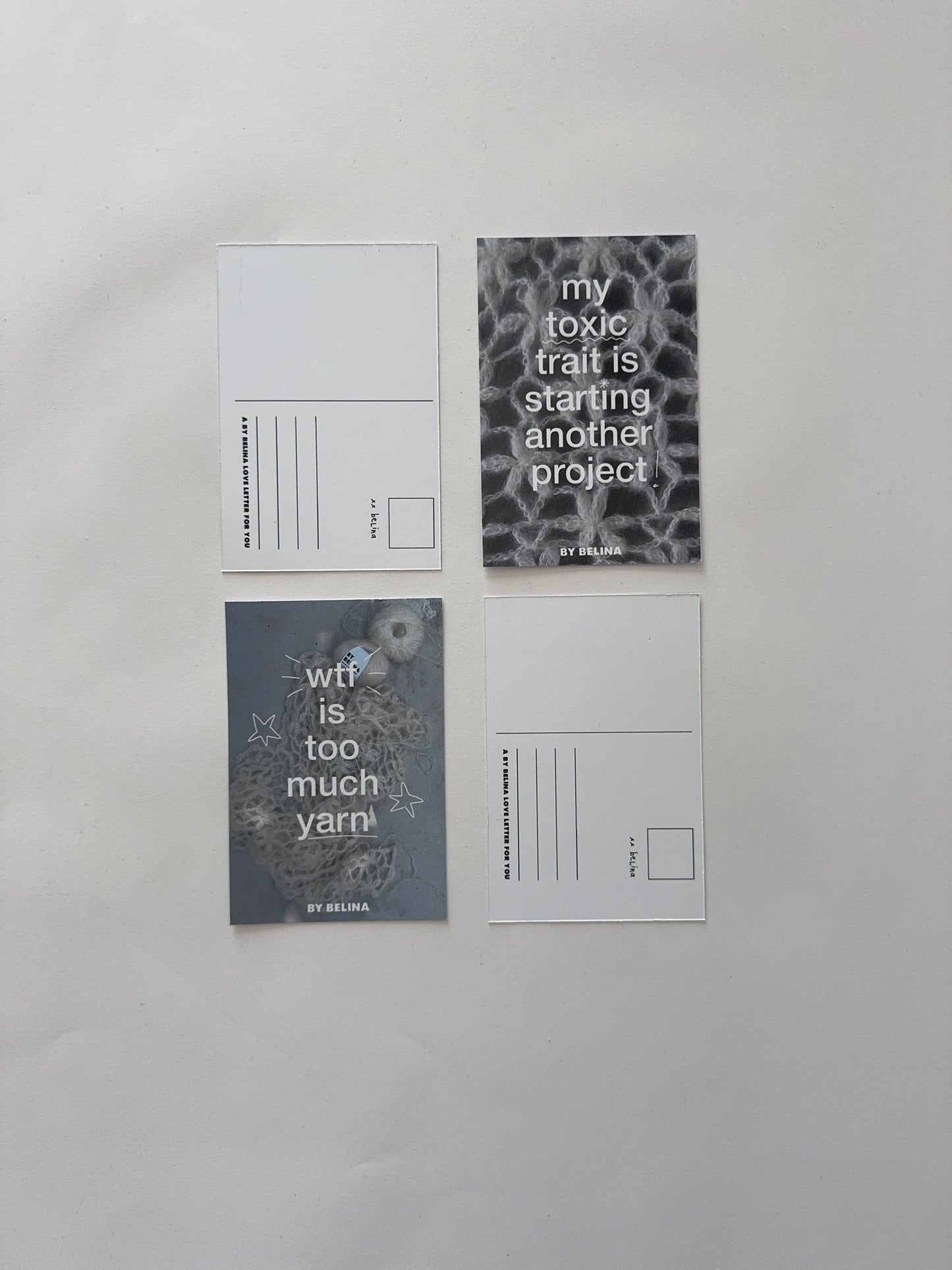 Print Set Flower Postcards + Stickers
