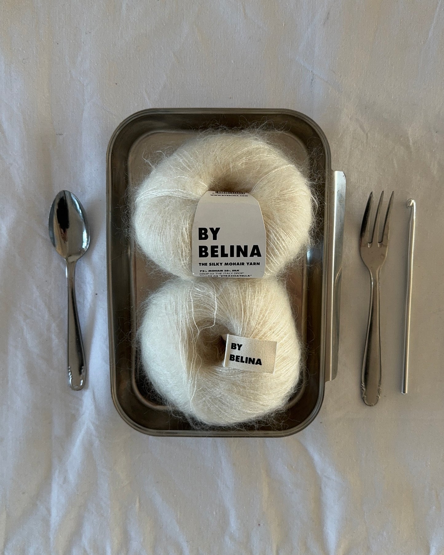 CROCHET SET 03 'DOTTED MOHAIR TOP'