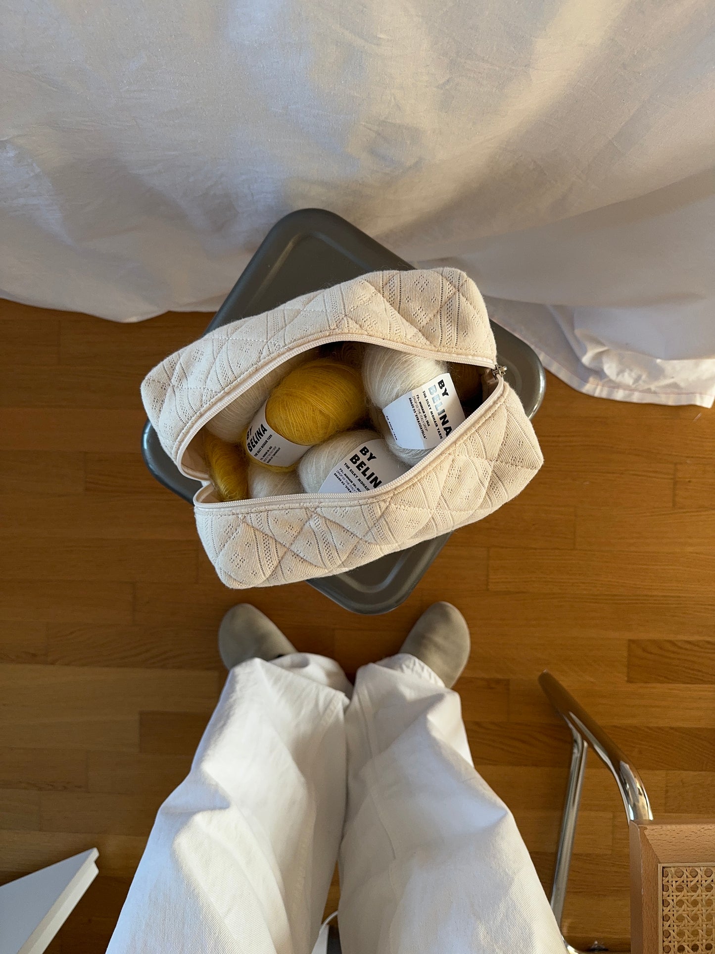 BY BELINA CROCHET BAG