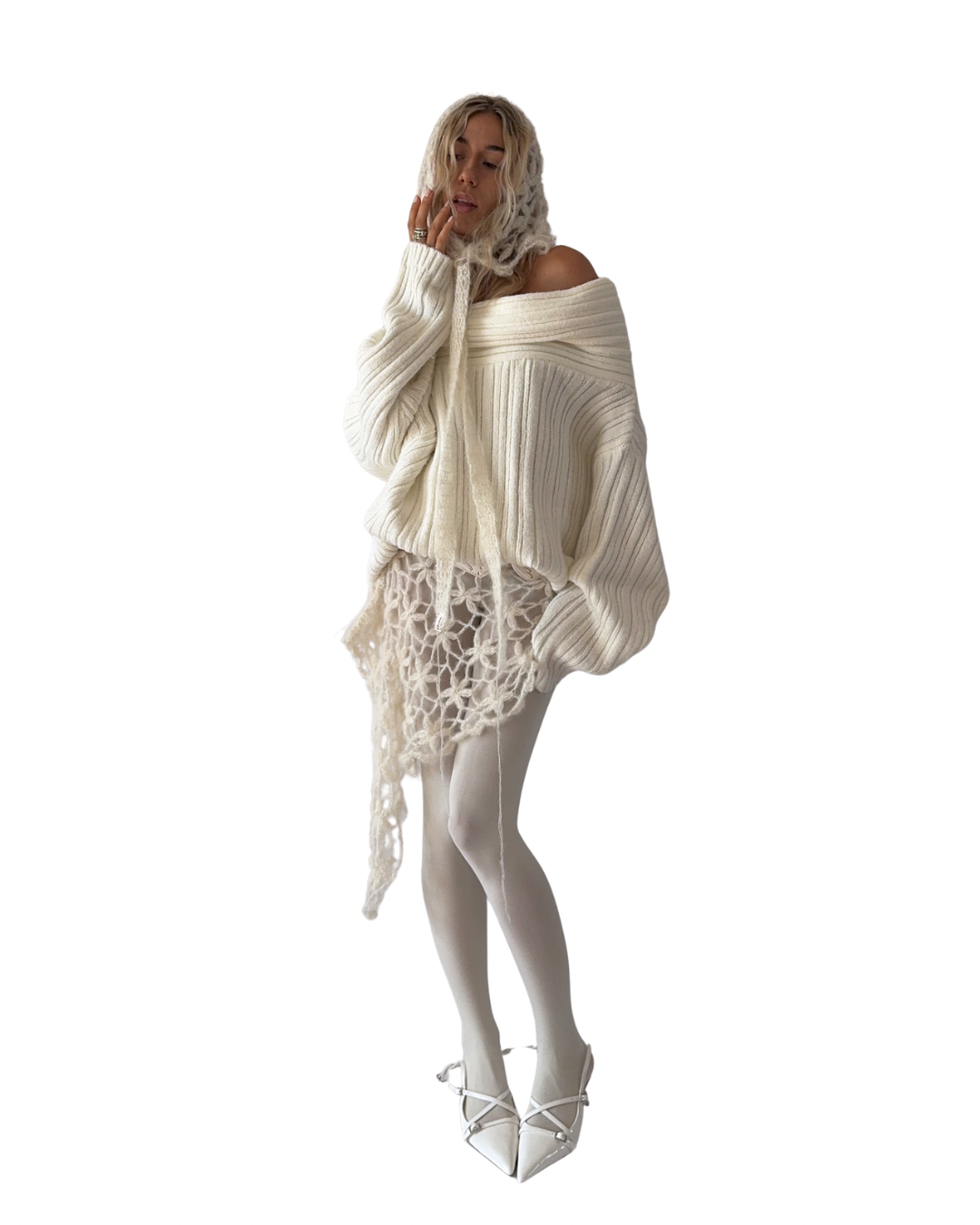 CROCHET SET 04 'THE FLOWER WRAP SKIRT'